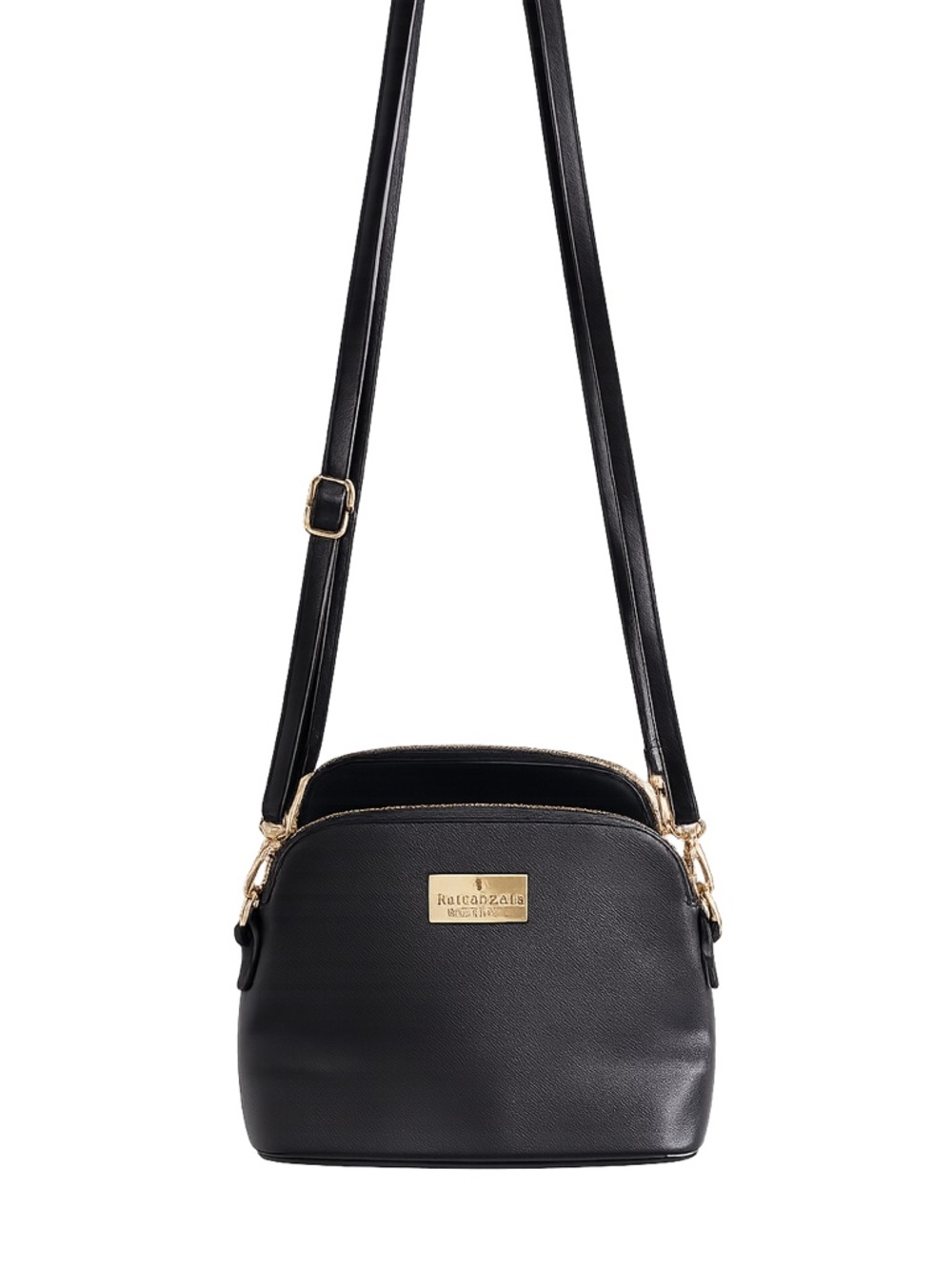 Kate Spade Black Crossbody Bag with Gold Hardware